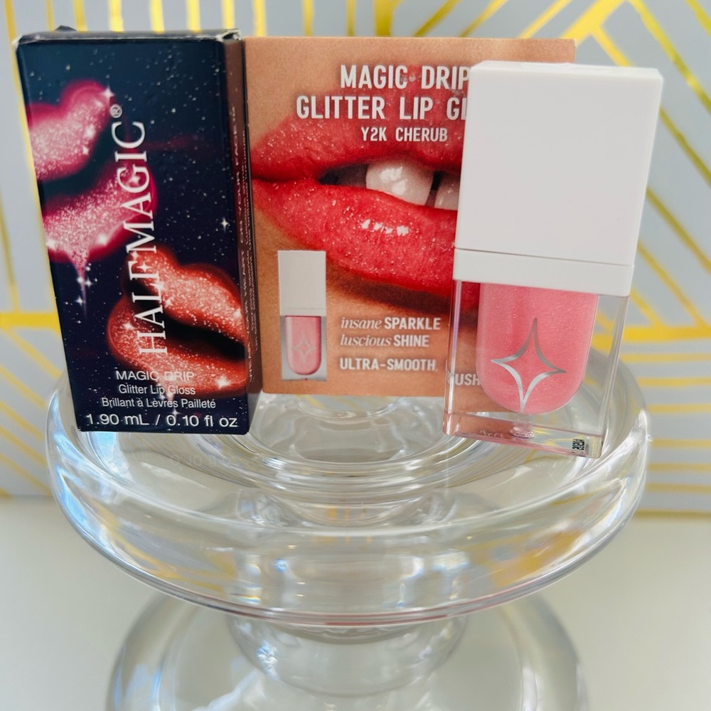 ✨Half Magic Magic Drip Glitter Lip Gloss Mini Y2K Cherub | New in Box | Mini✨
